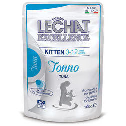 LECHAT Excellence Wet Kitten with tuna 100 g - konservi kaķiem
