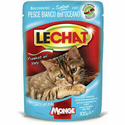 LeChat Cat Pouch Adult Chunkies with Atlantic Ocean Fish 100 g