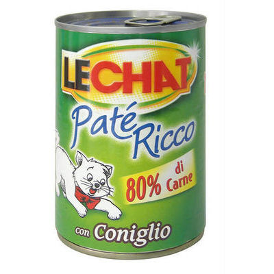 LeChat Cat Adult Pate Ricco with Rabbit 400 g