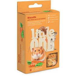 Little One Biscuits with carrot and spinach for small animals 5х7g in box