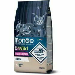 Monge BWild Cat Low Grain Kitten Goose 1,5 kg