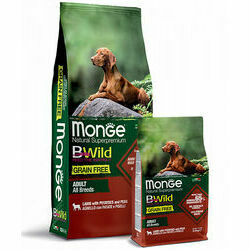 Monge BWild Dog Grain Free All Breeds Adult Lamb with Potatoes 12 kg