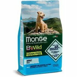 Monge BWild Dog Grain Free Mini Adult Anchovies with Potatoes and Peas 2,5 kg