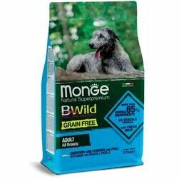 Monge BWild Dog Grain Free All Breeds Adult Anchovies with Potatoes and Peas 2,5 kg