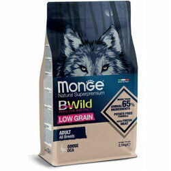 MONGE BWILD Low Grain Adult Goose 12 kg - barība suņiem