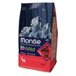 MONGE BWILD Low Grain Puppy&Junior Deer 2,5 kg  - barība suņiem