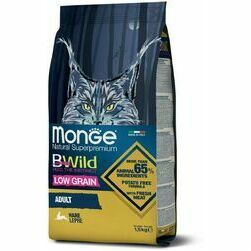 Monge Cat BWild Low Grain Adult Hare 1,5 kg