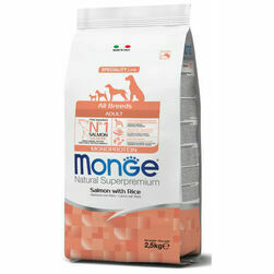 Monge Dog All Breeds Adult Monoprotein Salmon with Rice 2,5 kg