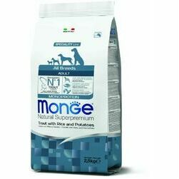 Monge Dog All Breeds Adult Monoprotein Trout with Rice and Potatoes 2,5 kg