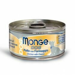 Monge Dog Chicken with Cheese 95 g - konservi suņiem