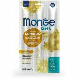 Monge Dog Gift Sticks Immunity Support Rich in Fresh Rabbit with Betaglucans 45 g