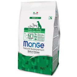 Monge Dog Maxi Puppy and Junior Rich in Chicken 0,8 kg