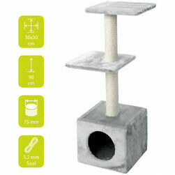 Nagu asināmais PALAZZO 30x30x90cm pelēks