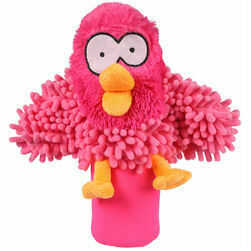 Oohoo bottle squeaker 27cm pink - rotaļlieta suņiem
