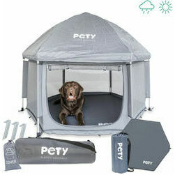 PETY lielais komplekts ar paklāju un vāku antracīta krāsā