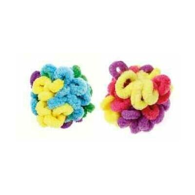 Rotaļlieta kaķiem Curly cat and kitten ball Ø 5 cm