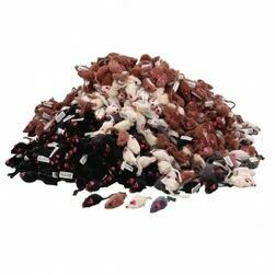 Rotaļlieta kaķiem pele ar zvaniņu - 50mm, dažādas.