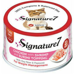 Signature 7 Chicken with Shrimp & Surimi 70g  - konservi kaķiem