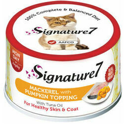 Signature 7 Mackerel with Pumpkin 70g  - konservi kaķiem