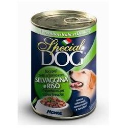 Special Dog - rīsi un medījuma gaļas gabaliņi 400 g