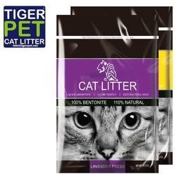 Tiger Pet Lavender Scent 10 l - cementējoši pakaiši kaķu tualetei