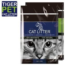 Tiger Pet Natural 10 l - cementējoši pakaiši kaķu tualetei bez aromāta