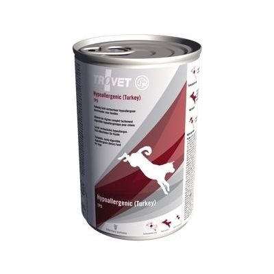 Trovet Dog Hypoallergenic Turkey TPD 400 g - konservi suņiem