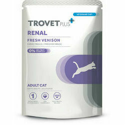 Trovet Plus Cat Pouch Adult Renal Venison 85 g