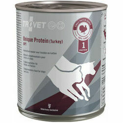 Trovet Dog/Cat Unique Protein Turkey UPT 800 g - konservi suņiem un kaķiem