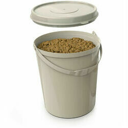Tvertne dzīvnieku barībai ar vāku Crocky 5.5l 19.5xh23cm
